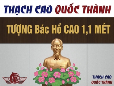Thạch cao | Báo Giá Tượng Bác Hồ Thạch Cao / Bằng Đồng Cho Hội Trường